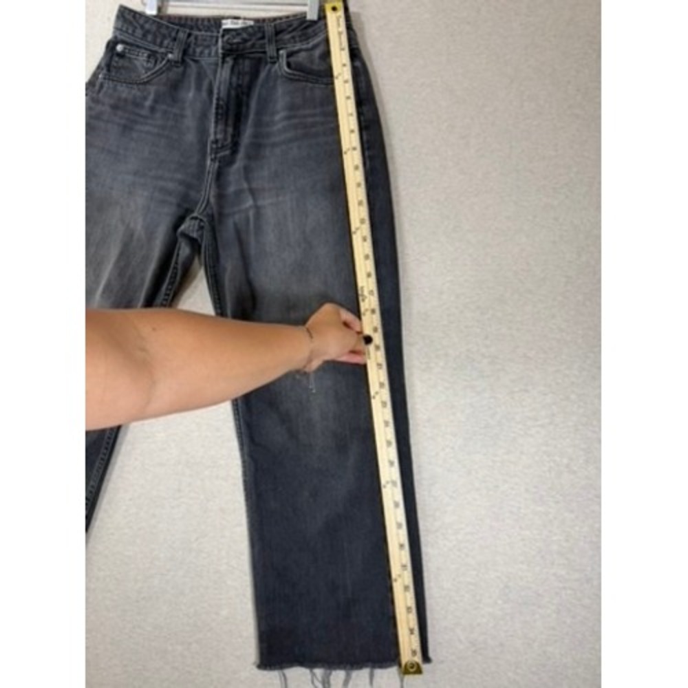 We The Free Pacifica High Rise Slim Straight Leg Jeans Women 28 Black Excellent - Picture 6 of 8